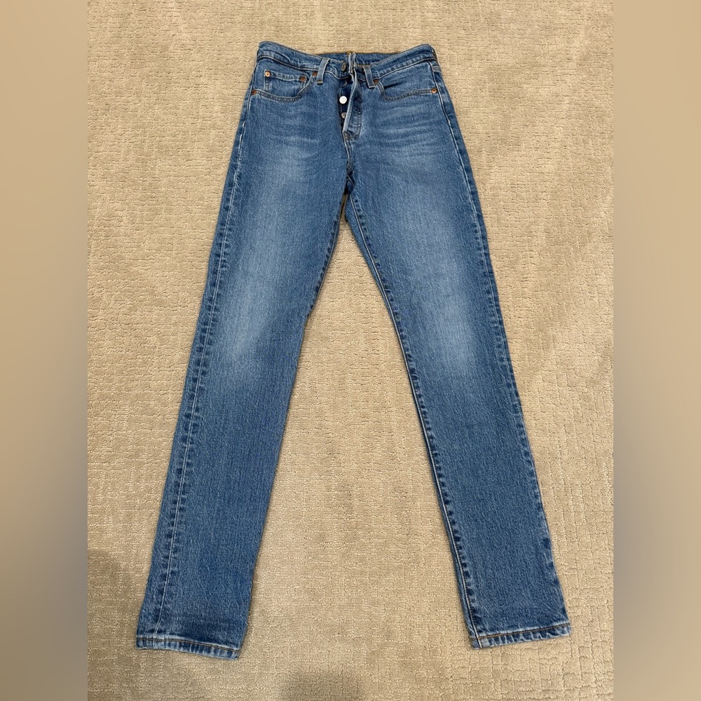 Levi's 501s Premium Blue Skinny Jeans